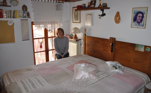 Visita al dormitorio de Chiara